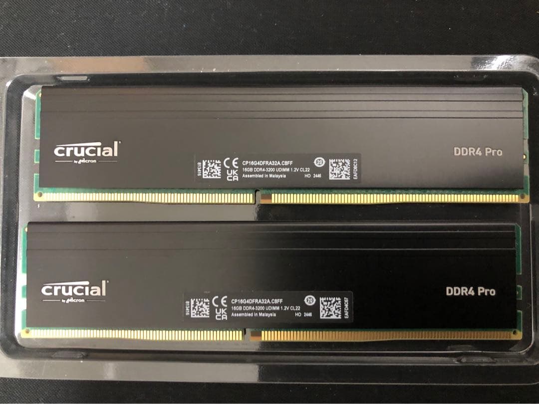 Crucial PRO DDR4-3200 32GB(16GBX2枚)