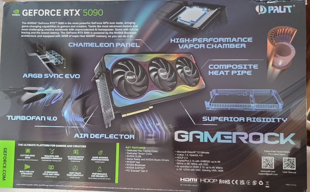 PALIT GAMEROCK GEFORCE RTX 5090 ジャンク