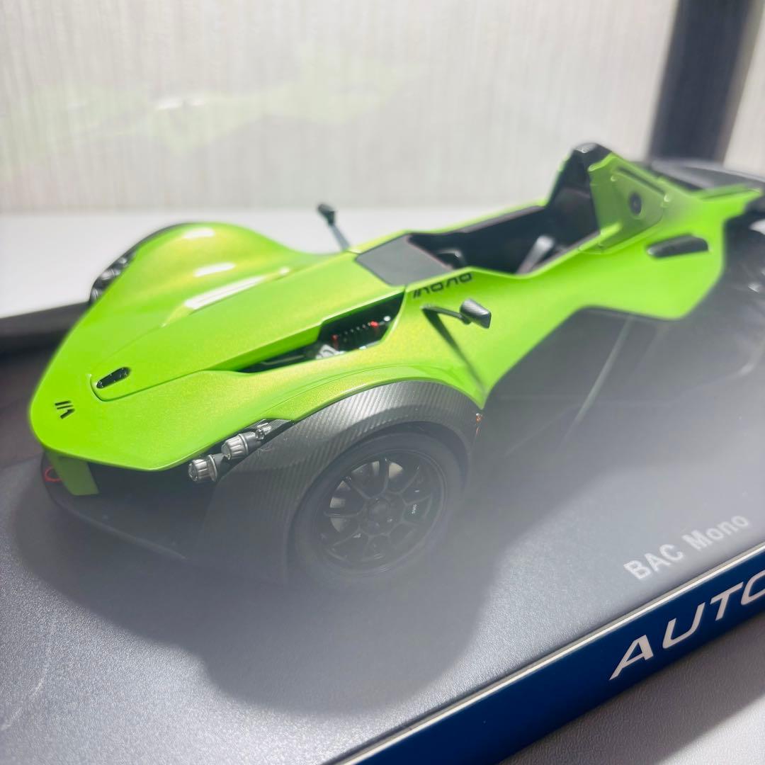 貴重廃盤】AUTOart 1/18 BAC MONO メタリックグリーン 美品 - メルカリ