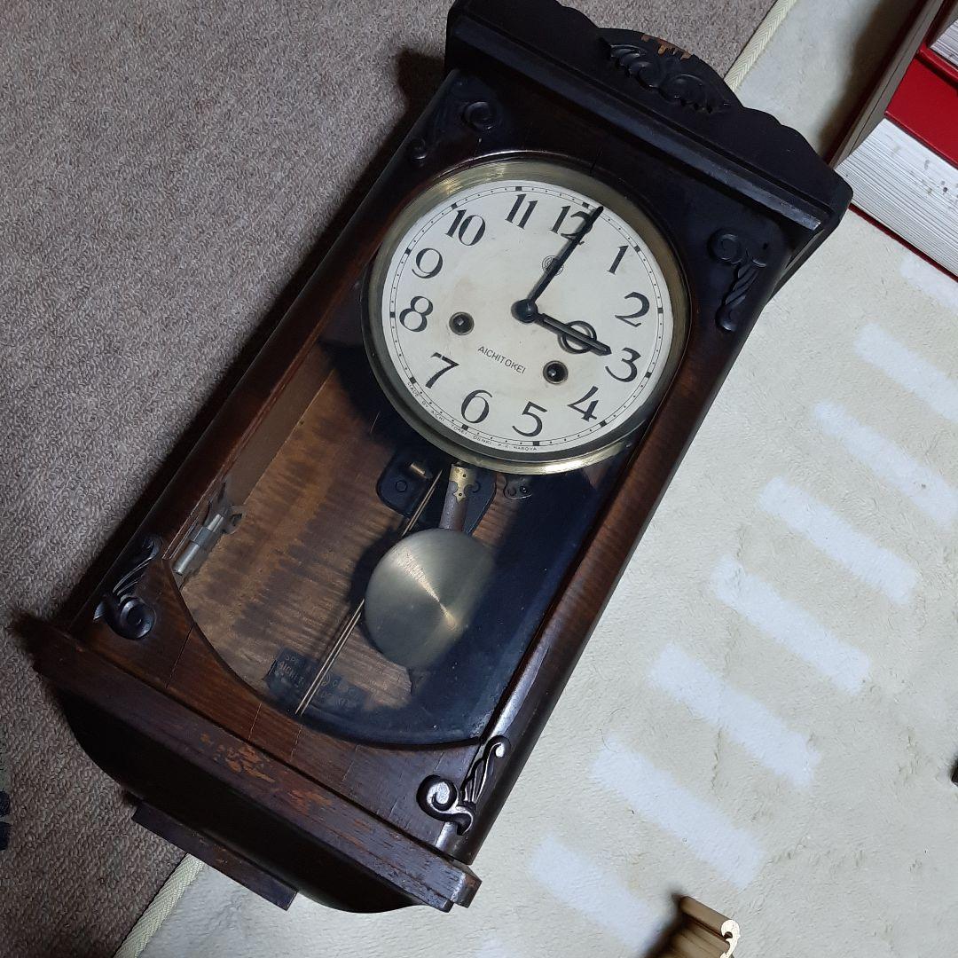 ジャンク 柱時計 ゼンマイ ネジ 古時計 ボンボン時計 - メルカリ