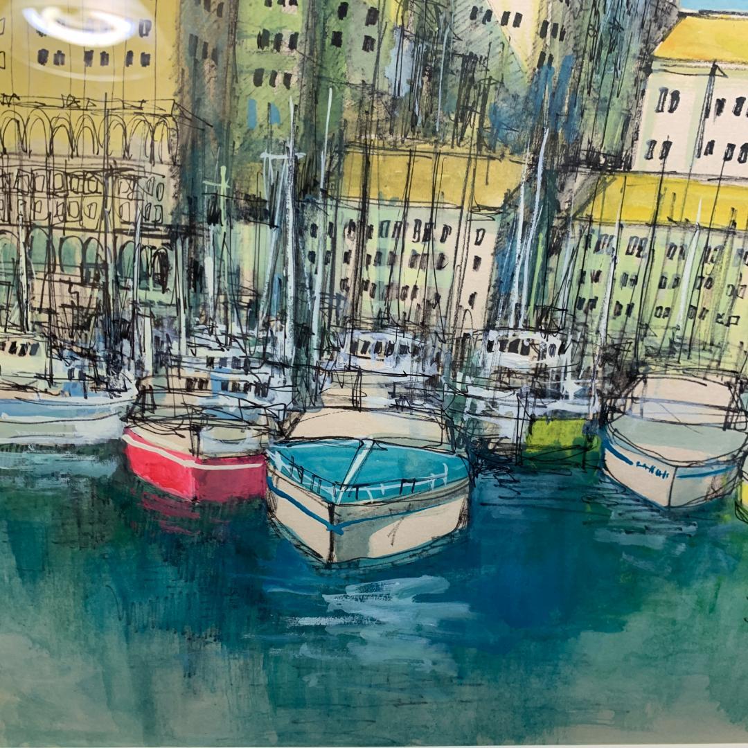 桜井 陽彦　水彩画　肉筆