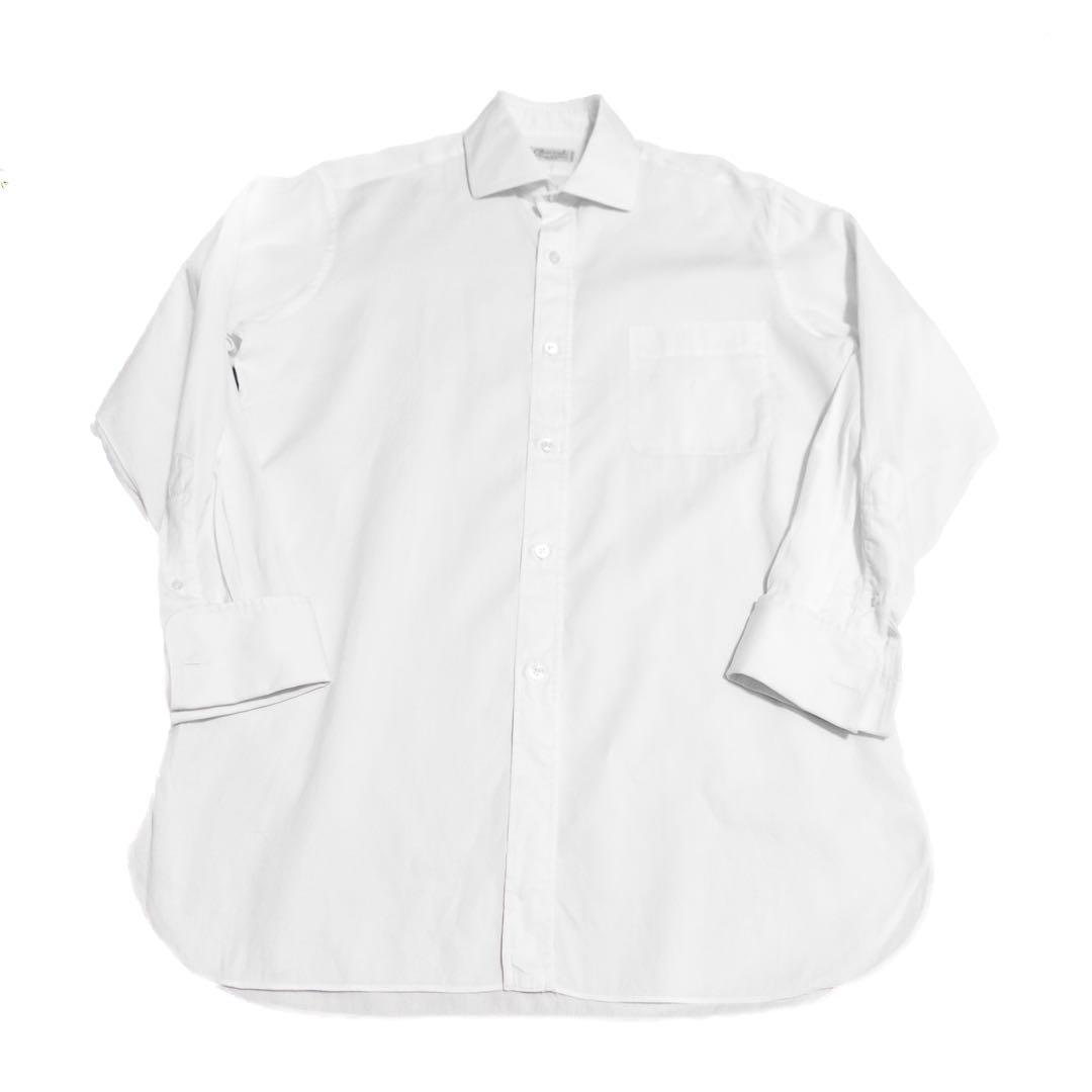 Charvet シャルべ ドレスシャツ ワイシャツ フランス製 長袖 白 - メルカリ