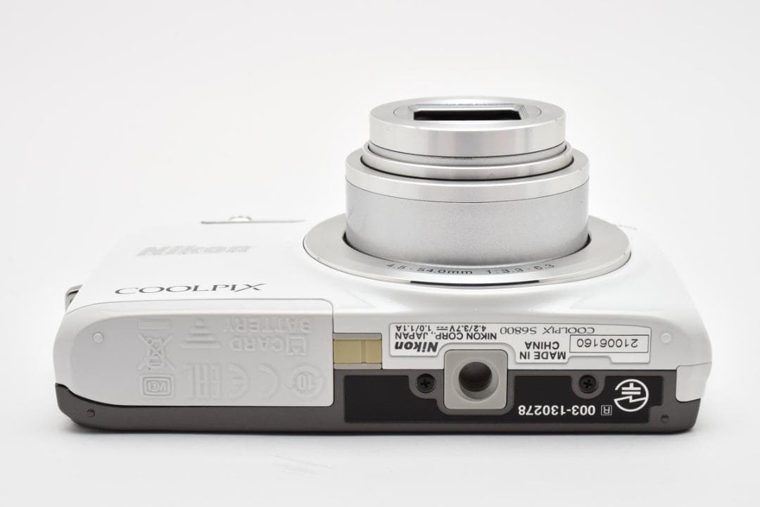 【極美品】Nikon COOLPIX S6800 ホワイト　動作確認済