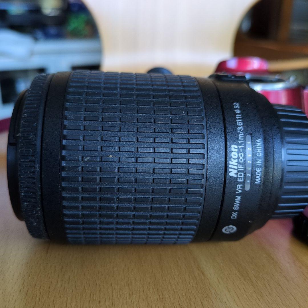 Nikon D3200 デジタル一眼レフ レッド