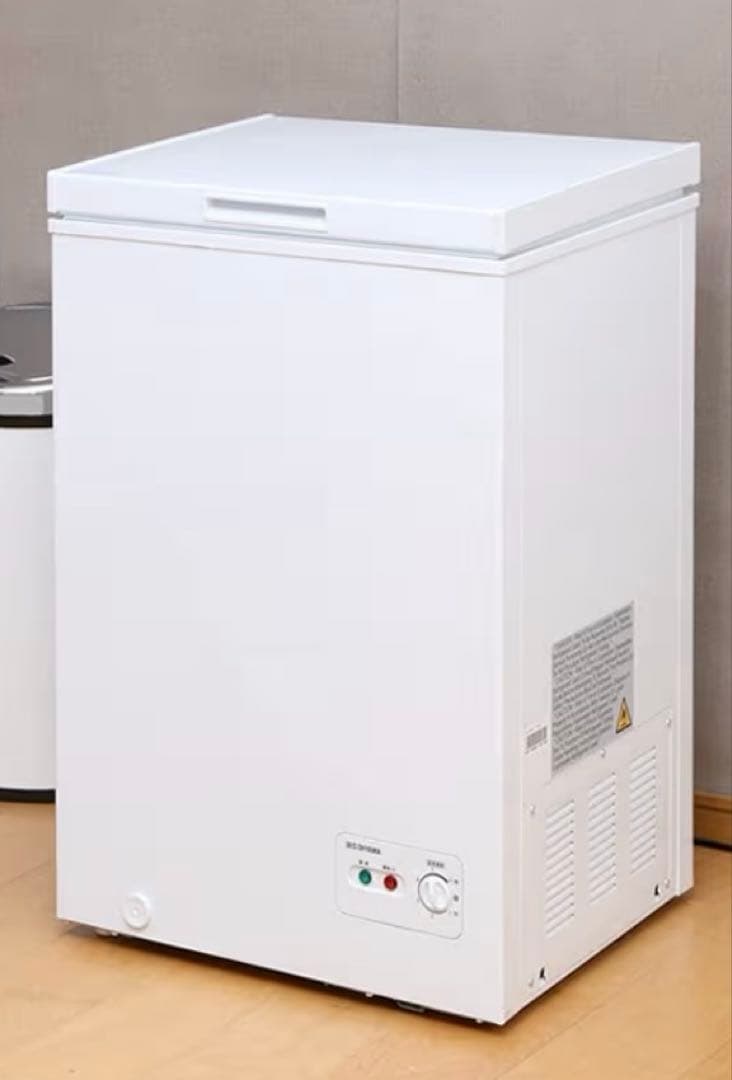 【送料込】アイリスオオヤマ　冷凍庫 100L 大容量 PF-B100TD-W