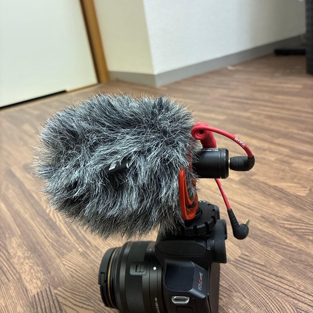 Canon EOS Kiss M ダブルレンズ＋マイク＋バッテリー3個セット