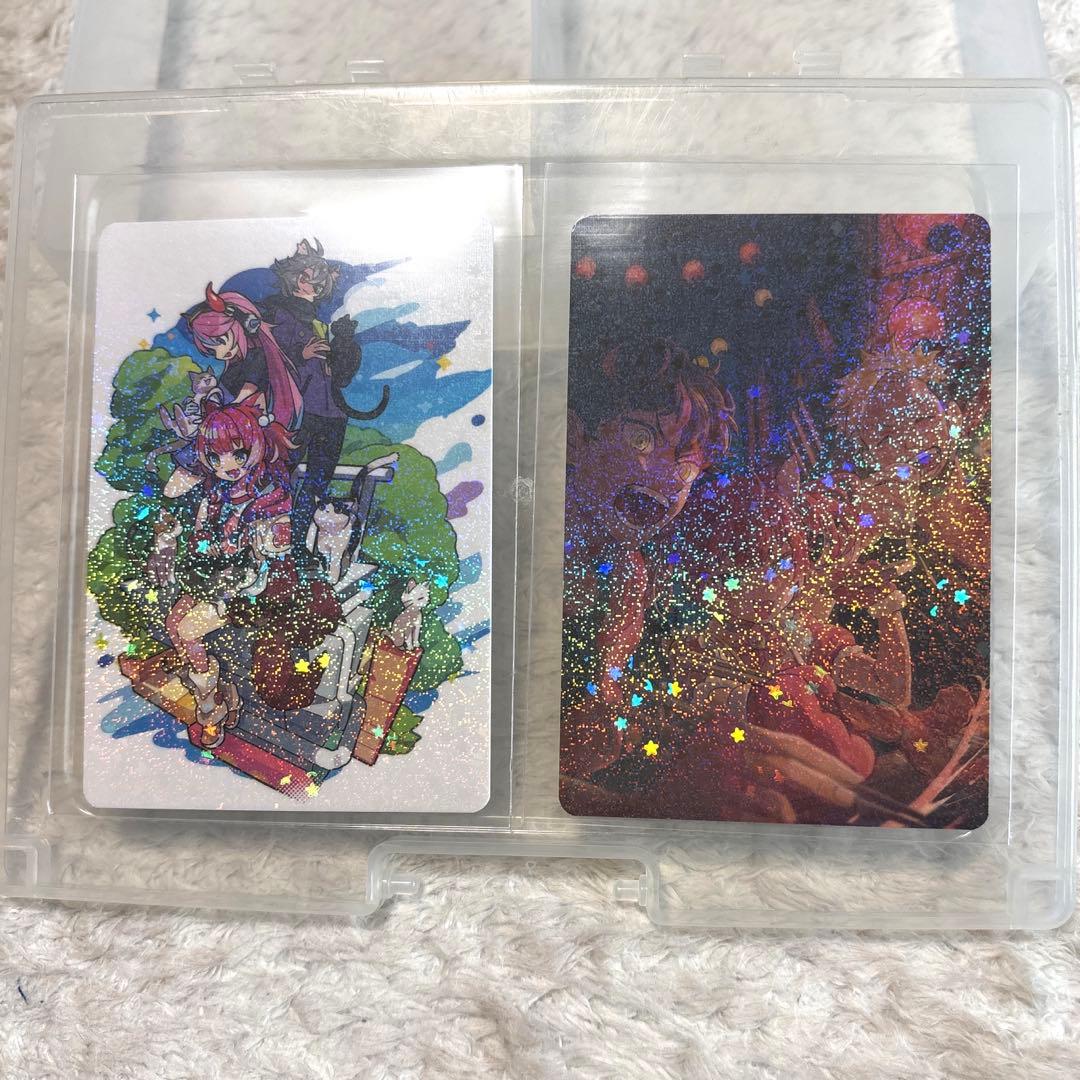 CR コレクションカード 猫 赤見かるび Selly Ras わいわい シュート