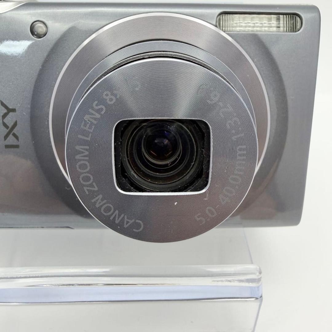 【美品：実写あり】Canon IXY160 シルバー　デジカメ 120210