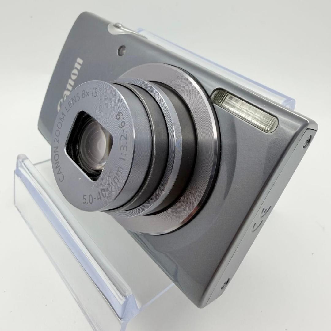 【美品：実写あり】Canon IXY160 シルバー　デジカメ 120210