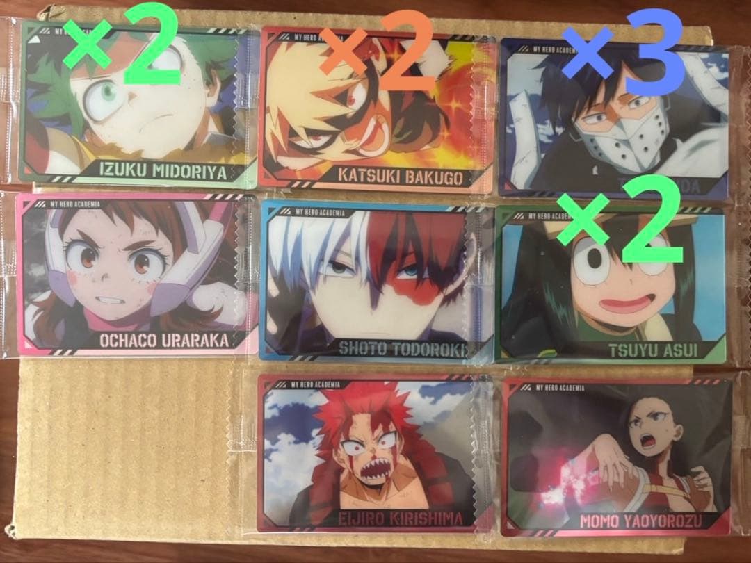 僕のヒーローアカデミア メタリックカード - メルカリ