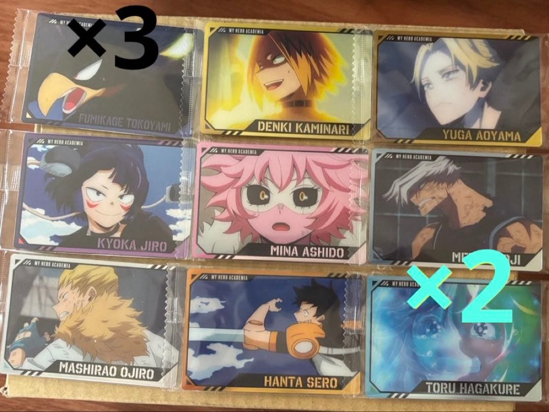 僕のヒーローアカデミア メタリックカード - メルカリ
