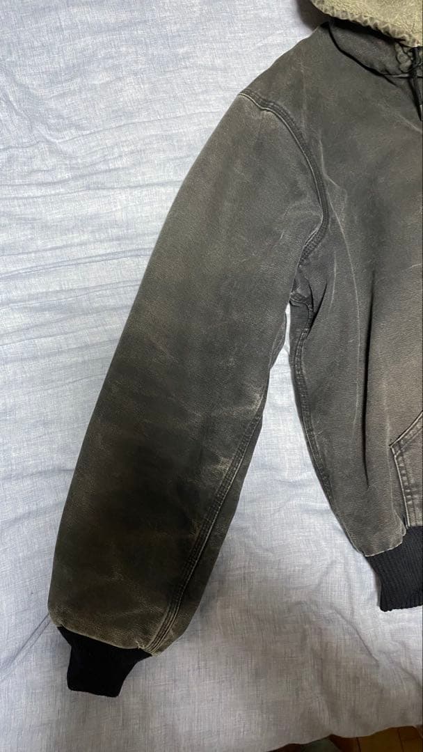 鬼フェード】00s Carhartt アクティブジャケット 裏地ボア 墨黒 - メルカリ