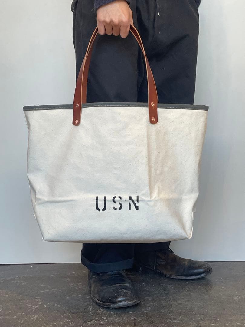 ビンテージ】デッドストック アメリカ軍 トートバッグ ミリタリー50s 60s