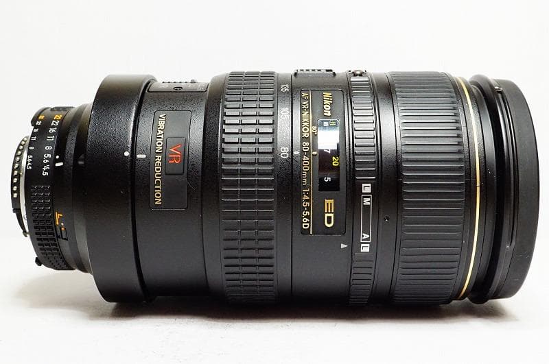 美品 Nikon AF VR 80-400mm F4.5-5.6 D ED