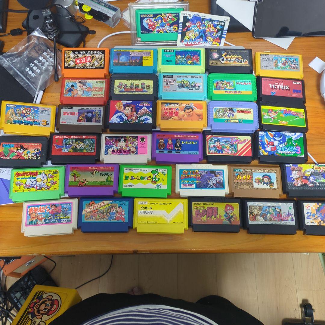 ファミコンソフト 48本セット - メルカリ