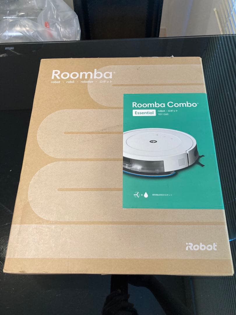 Roomba Combo Essential Wi-Fi対応 新品並 アイロボット、手頃な価格で水拭き＆自動ゴミ収集対応のロボット掃除機