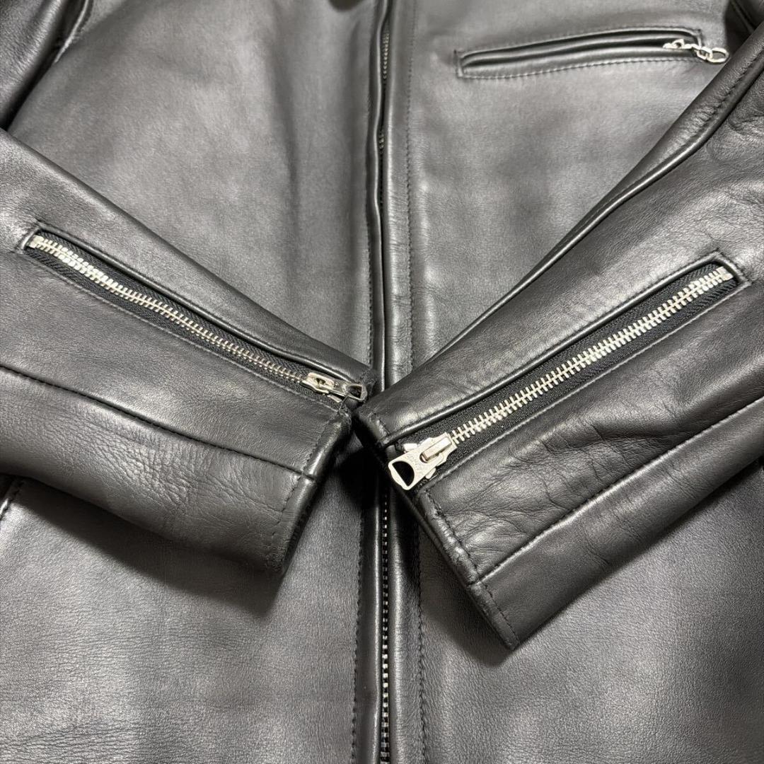 ショット現行品 シングル ライダース ジャケット 6061 size 38 - メルカリ
