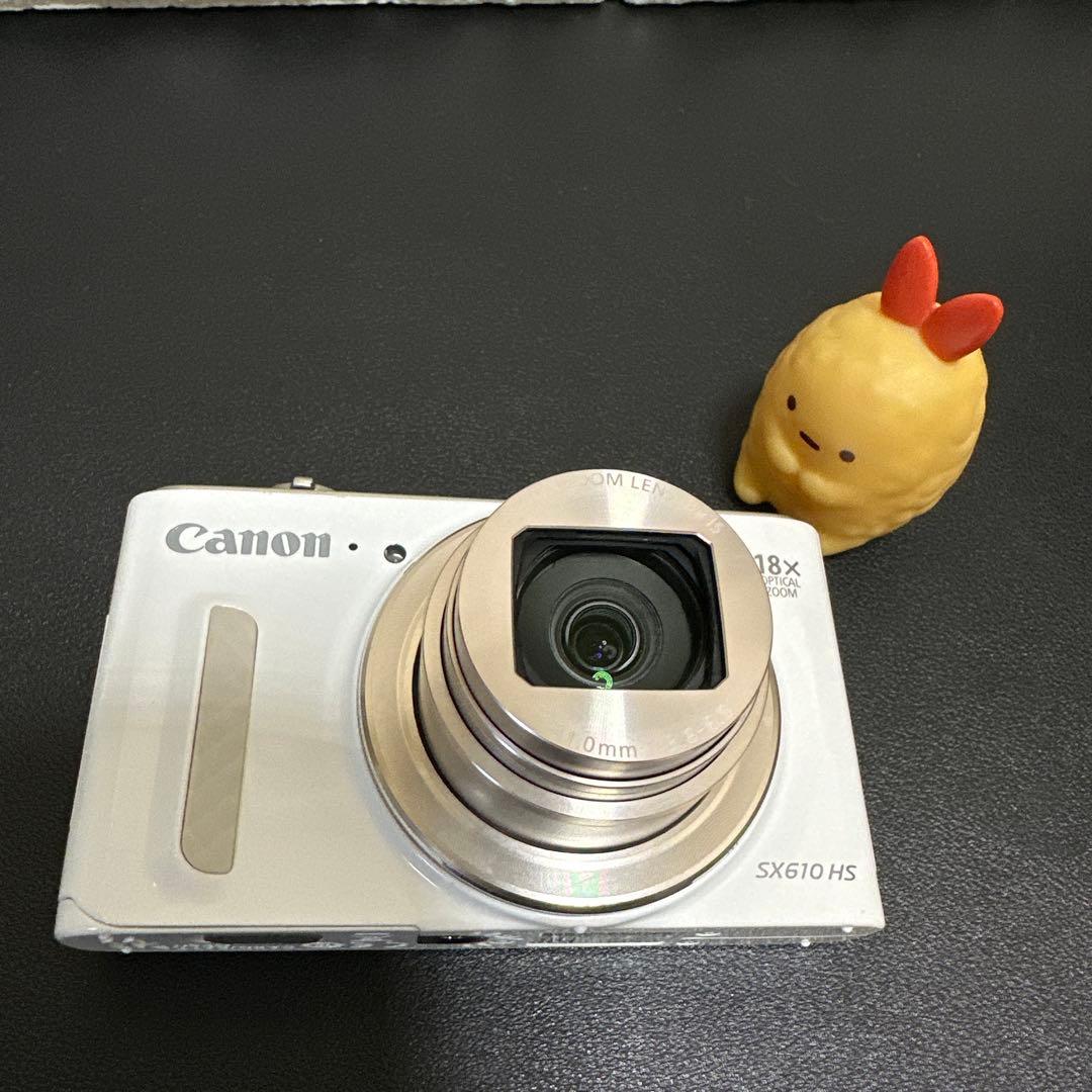 美品Canon Powershot SX610 HS ホワイト 動作品