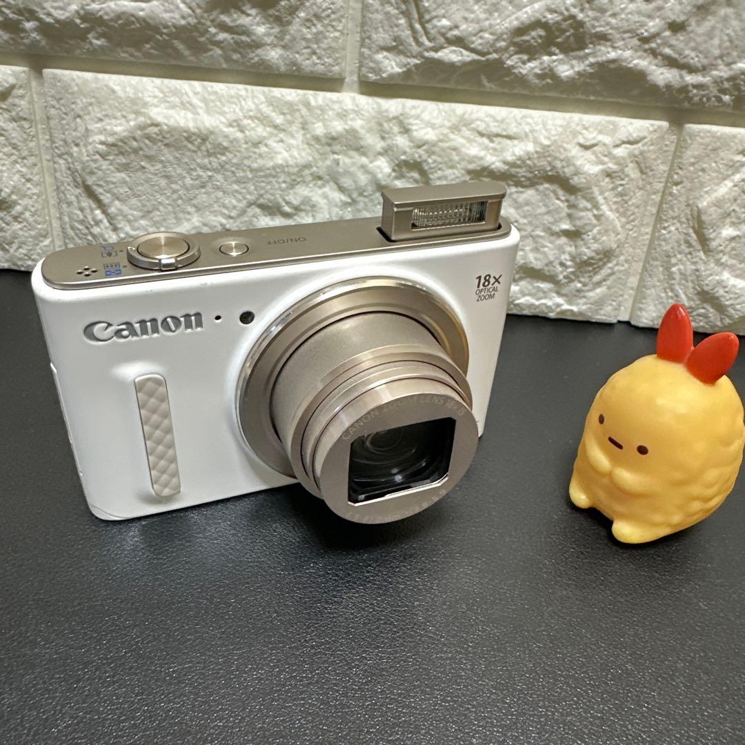美品Canon Powershot SX610 HS ホワイト 動作品