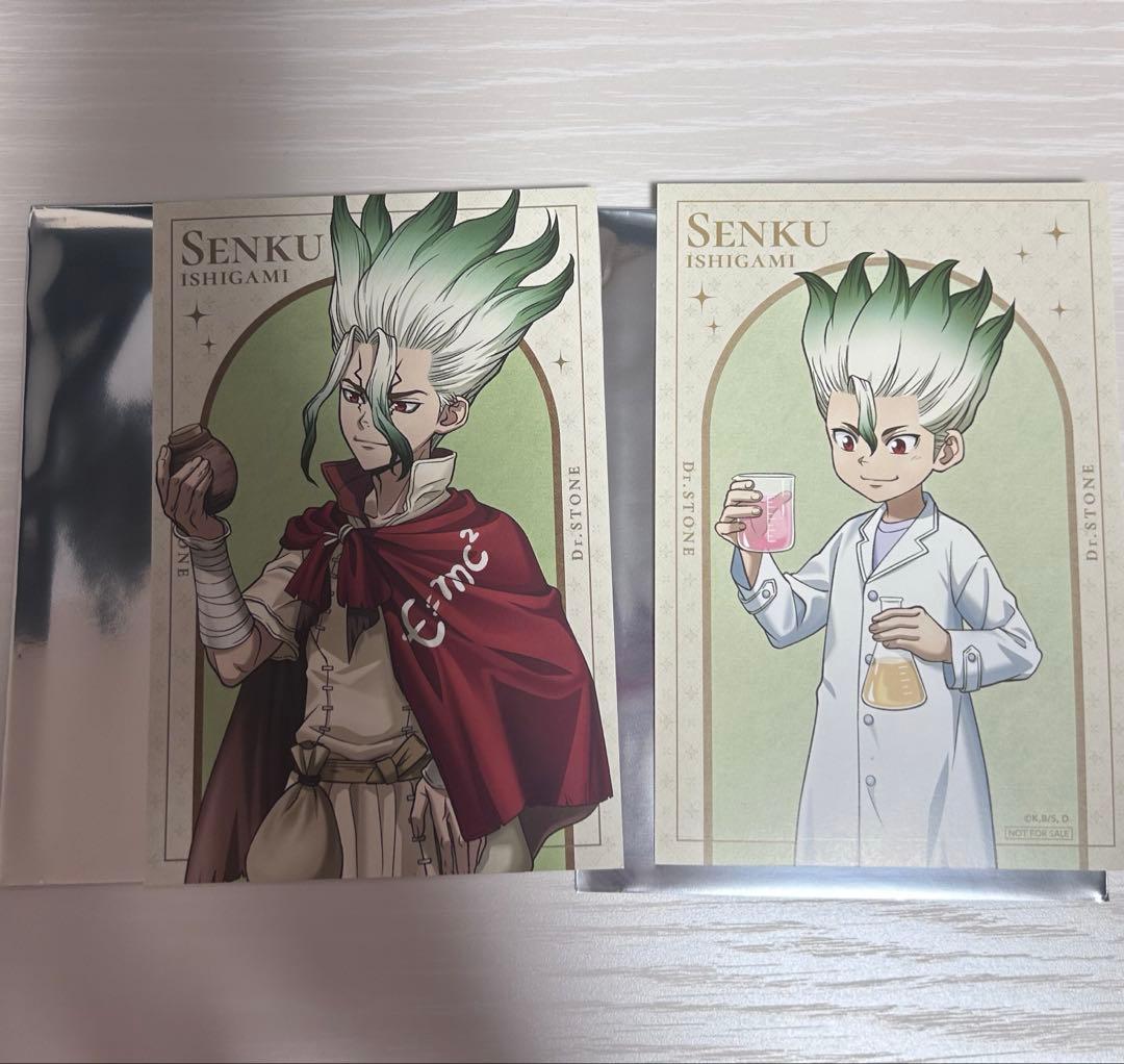 ドクターストーン ロフト 特典 両面イラストカード 石神千空 幼少期