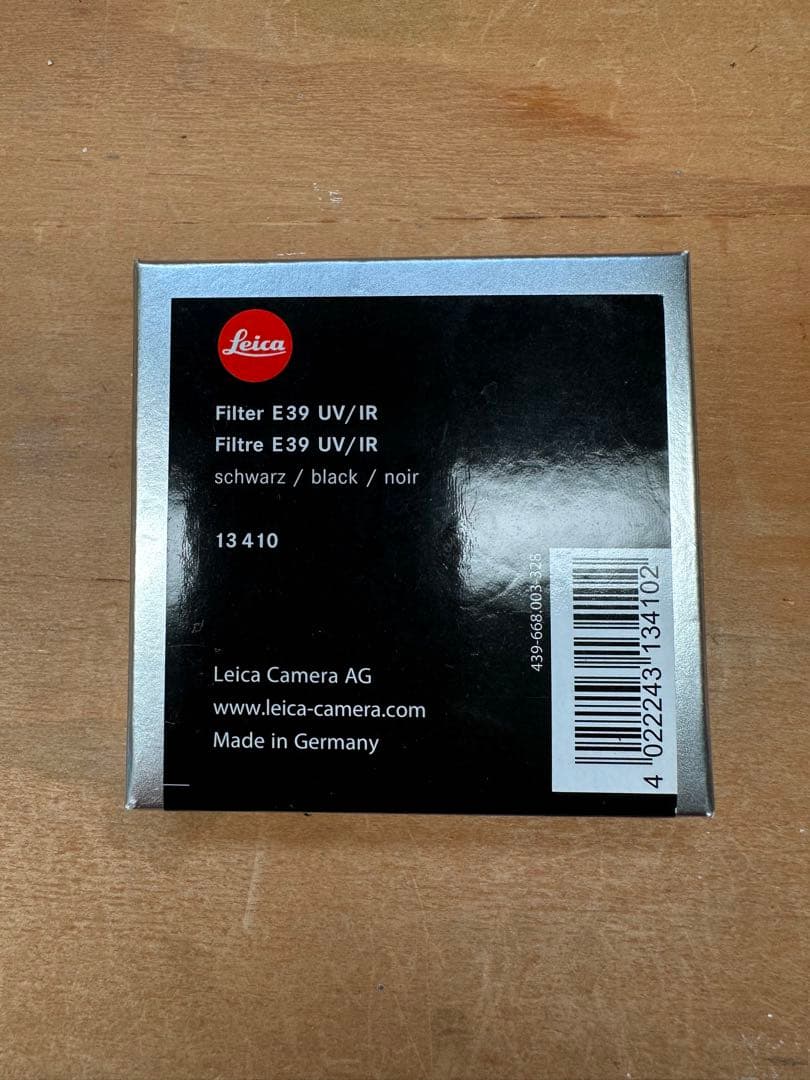 Leica E39 UV/IR フィルター 13410 - メルカリ