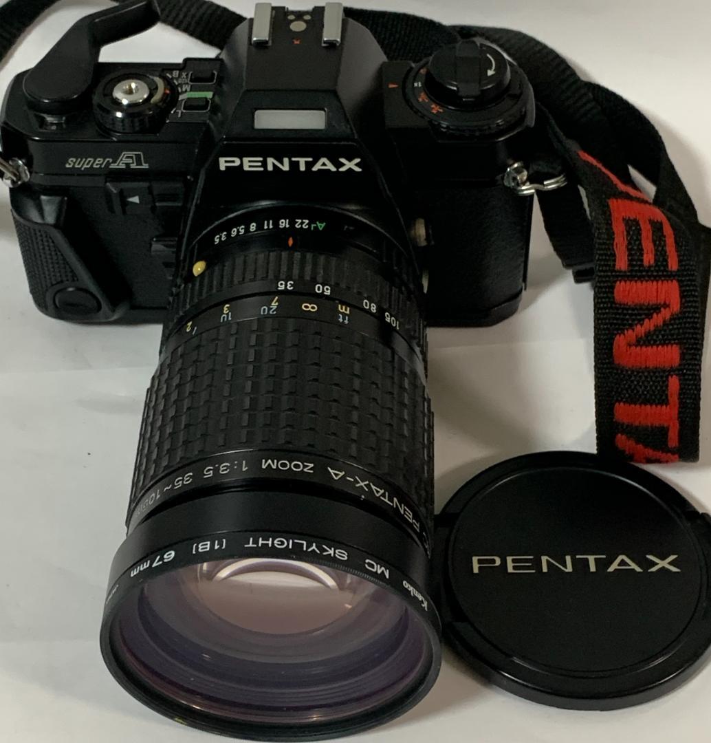 フィルムカメラ PENTAX Super A Pentax Super A SLR Film Camera [For parts] Free shipping From