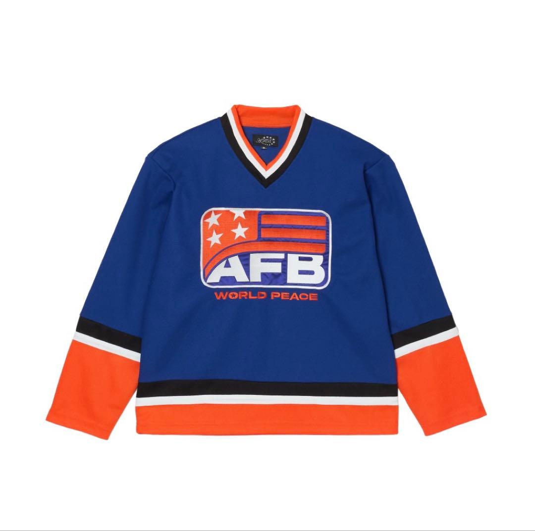 AFB HOCKEY JERSEY シャツ　かつき着用 AFB HOCKEY JERSEY シャツ かつき君着用 - メルカリ