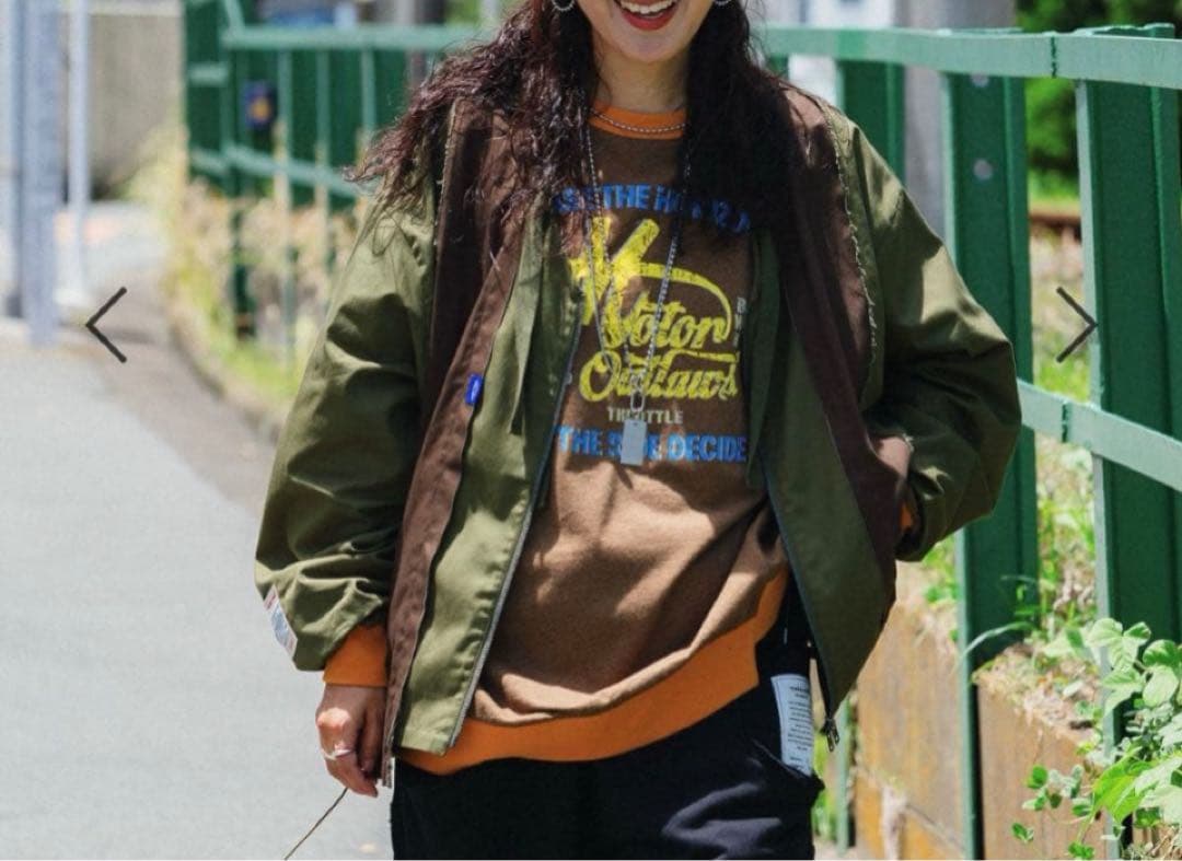 ニコアンド [be with M] Misayoミリリメイクジャケット カーキ - メルカリ