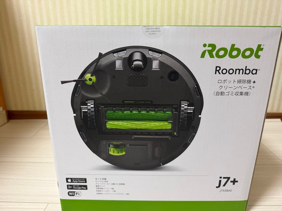 新品未開封iRobot Roomba j7+ j755860⭐︎おまけ付き