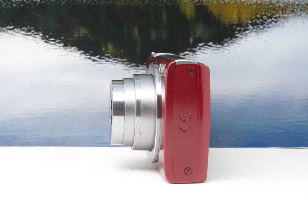 【動作品】Canon デジタルカメラ IXY 120 ズーム レッド