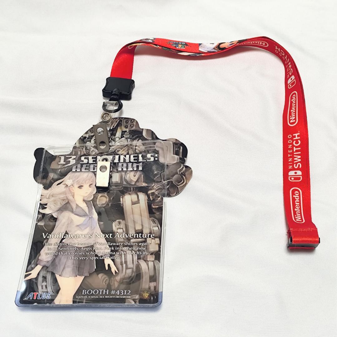 E3グッズ】海外ゲームイベント｜※折り目あり｜マリオ×十三機兵