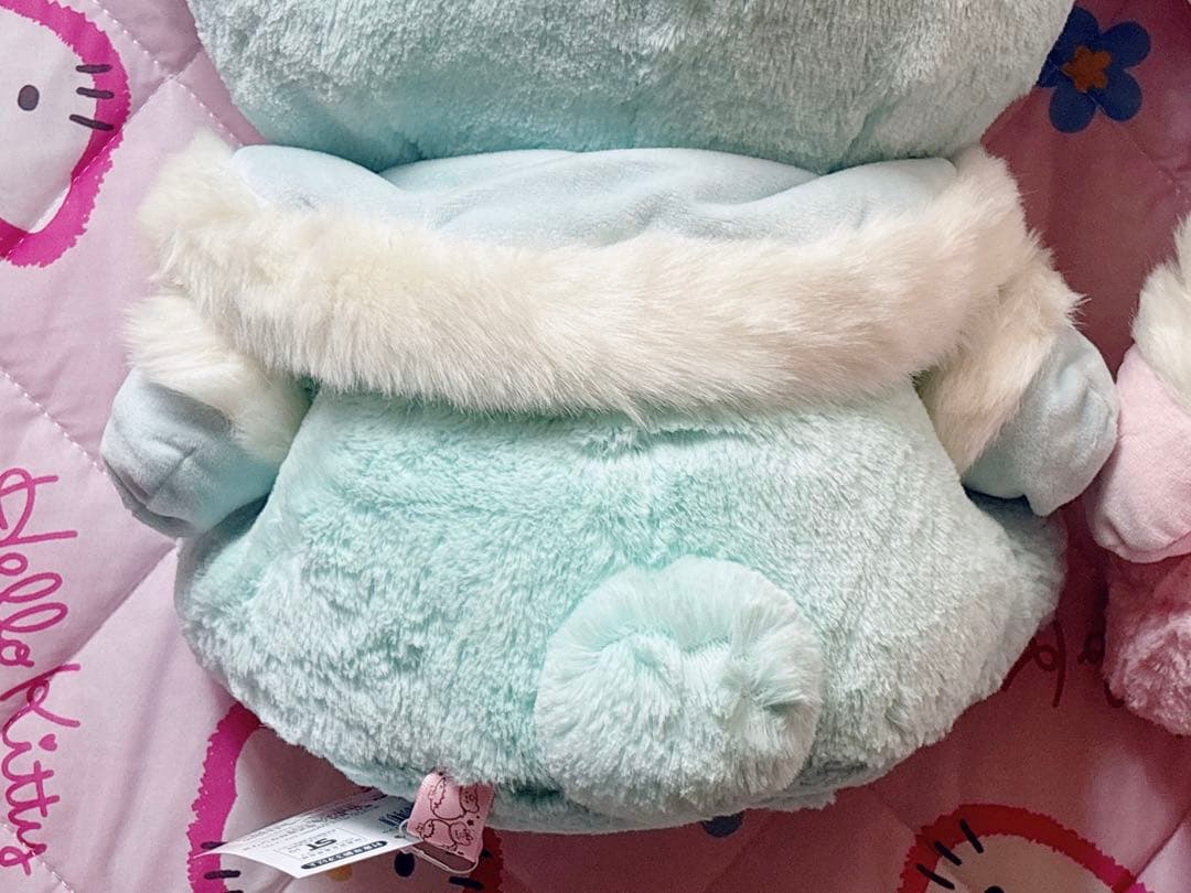 キキララ 巨大パフポフ ケープ パフポフ ケープ付きぬいぐるみ 巨大