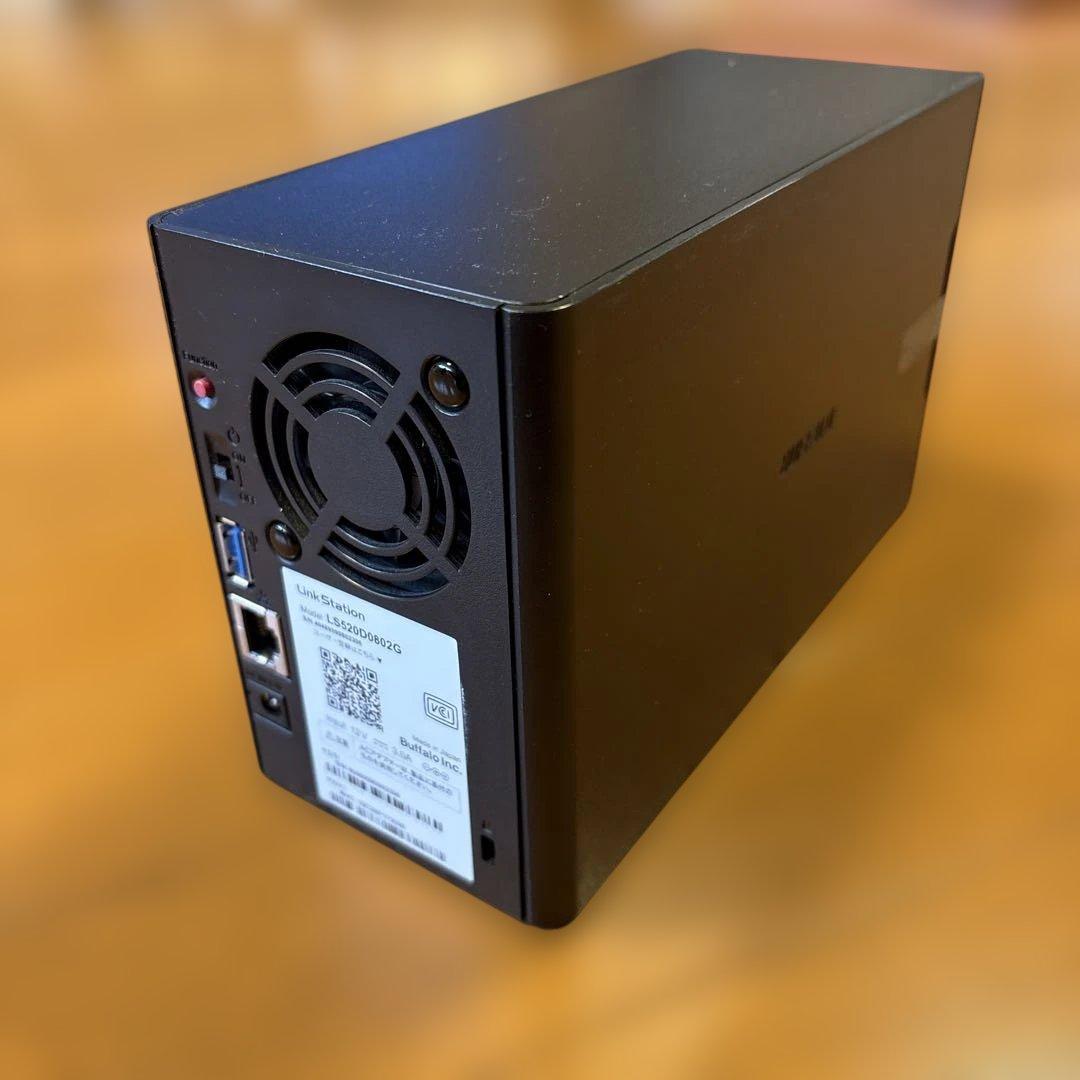 おにおにネットワークハードディスク　BAFFALO LS520D0802G