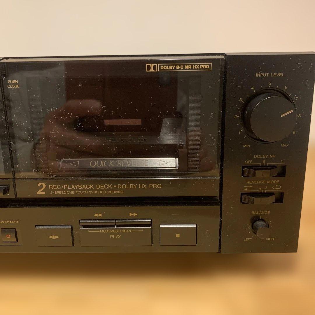 希少Victor TD-WR531 ツインリバースステレオカセットデッキ 動作品