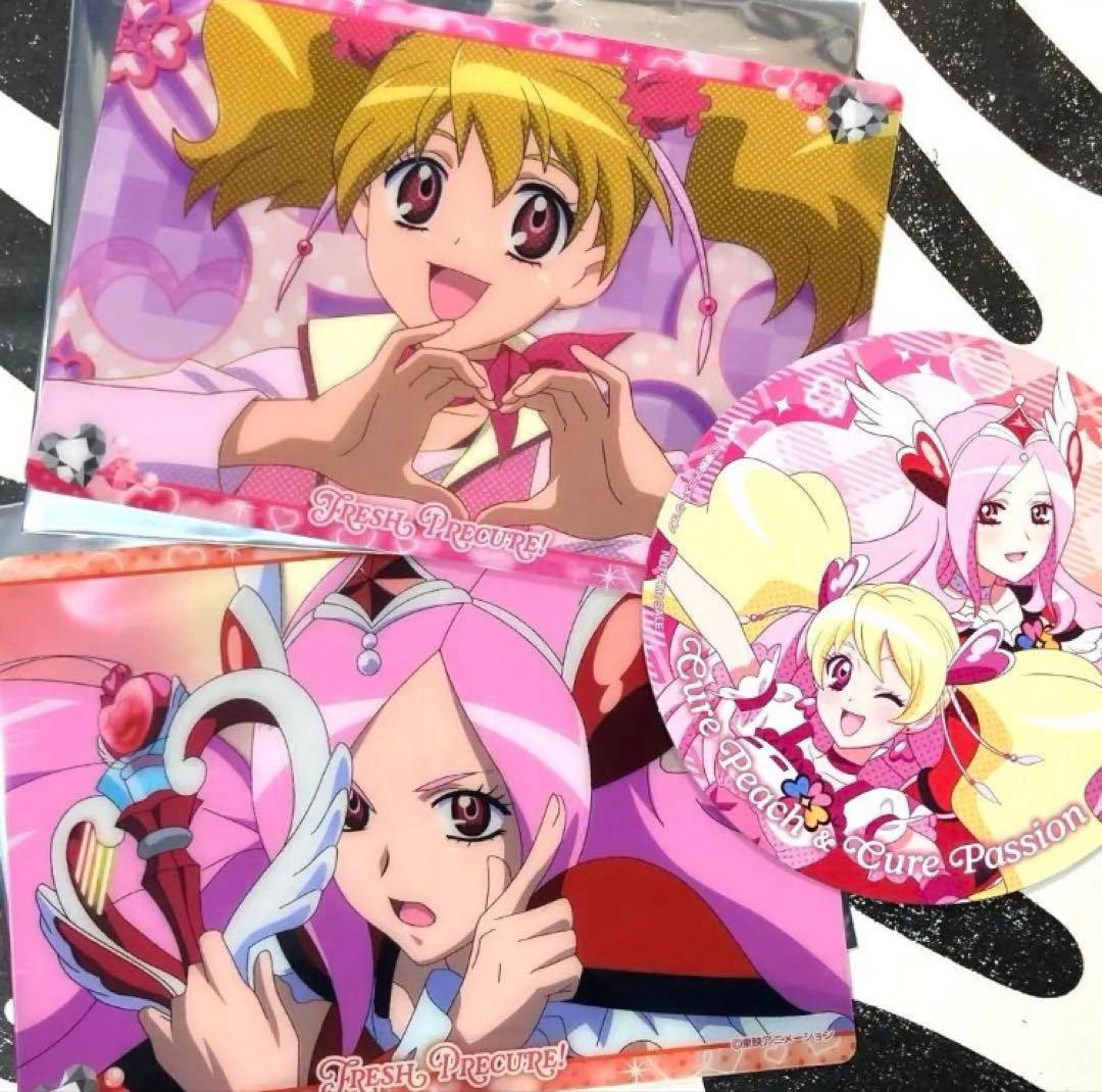 フレッシュプリキュア カフェ キュアピーチ キュアパッション カード