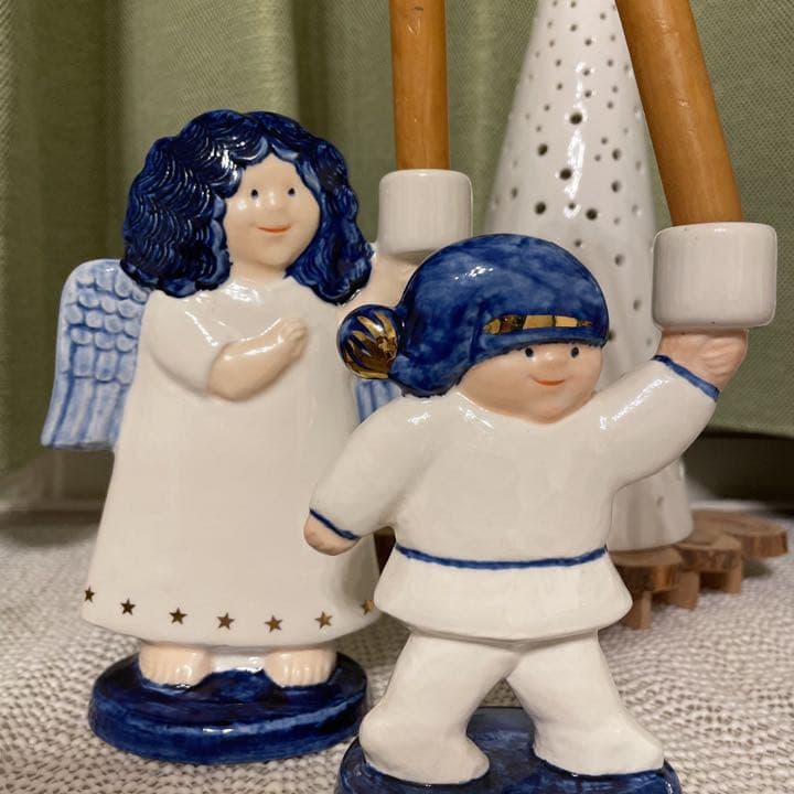 リサラーソン天使キャンドルホルダー - メルカリ