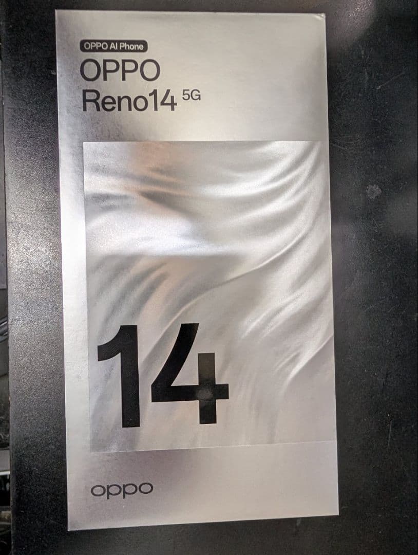 【未使用】OPPO Reno14 5G CPH2737 SIMフリー