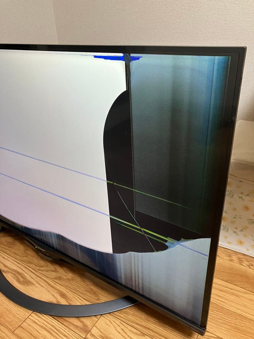 SHARP 液晶テレビ 4T-C40AJ1 液晶割れあり