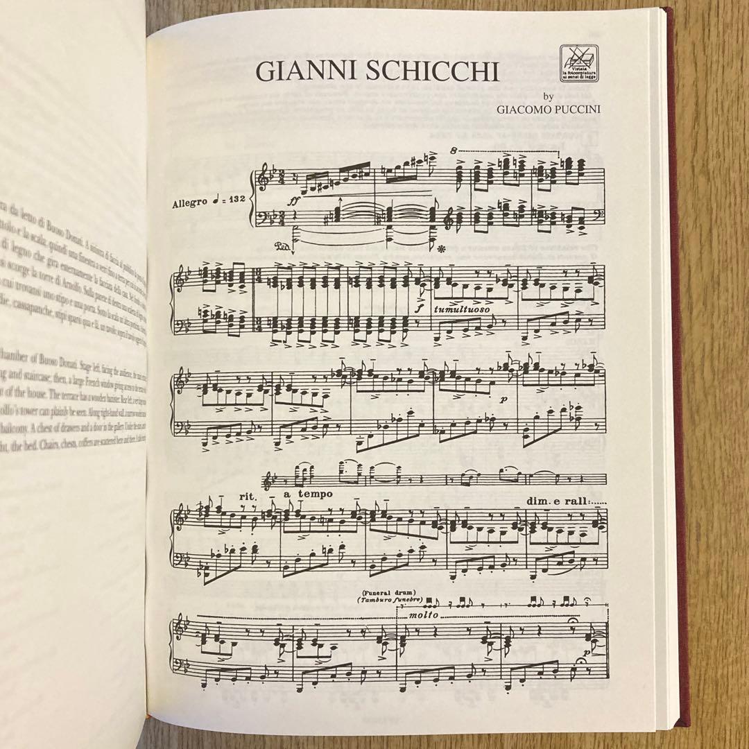 RICORDI プッチーニ 外套 修道女アンジェリカ ジャンニスキッキ　正月割引