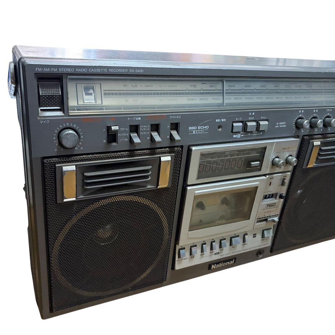 National ラジオカセットレコーダー RX-5400 ナショナル