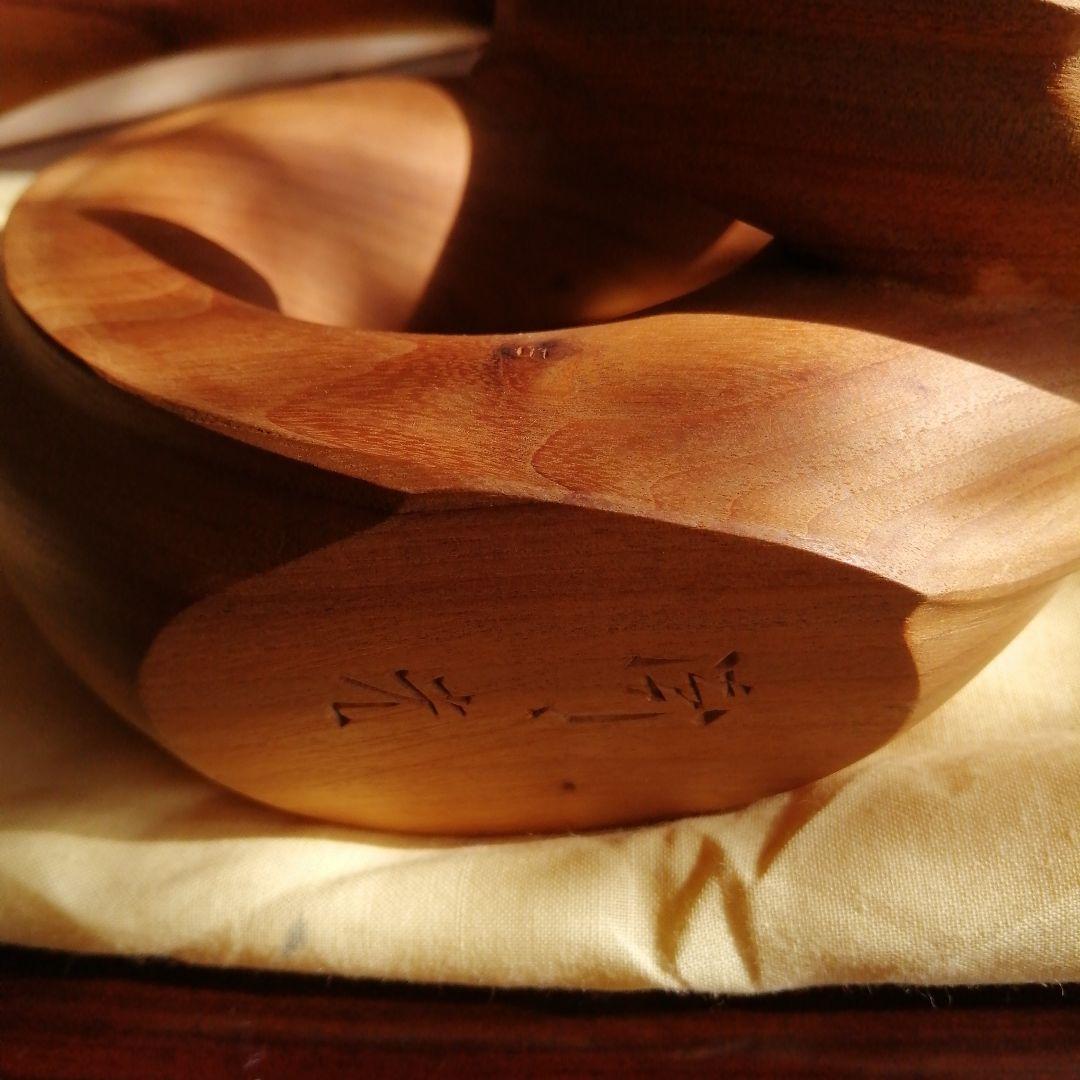 加藤潮光　木彫昇龍　38.5cm