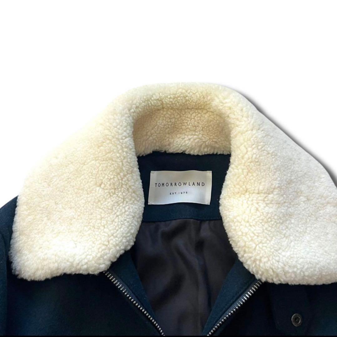 カシミヤ ウールムートン フライトジャケット - メルカリ