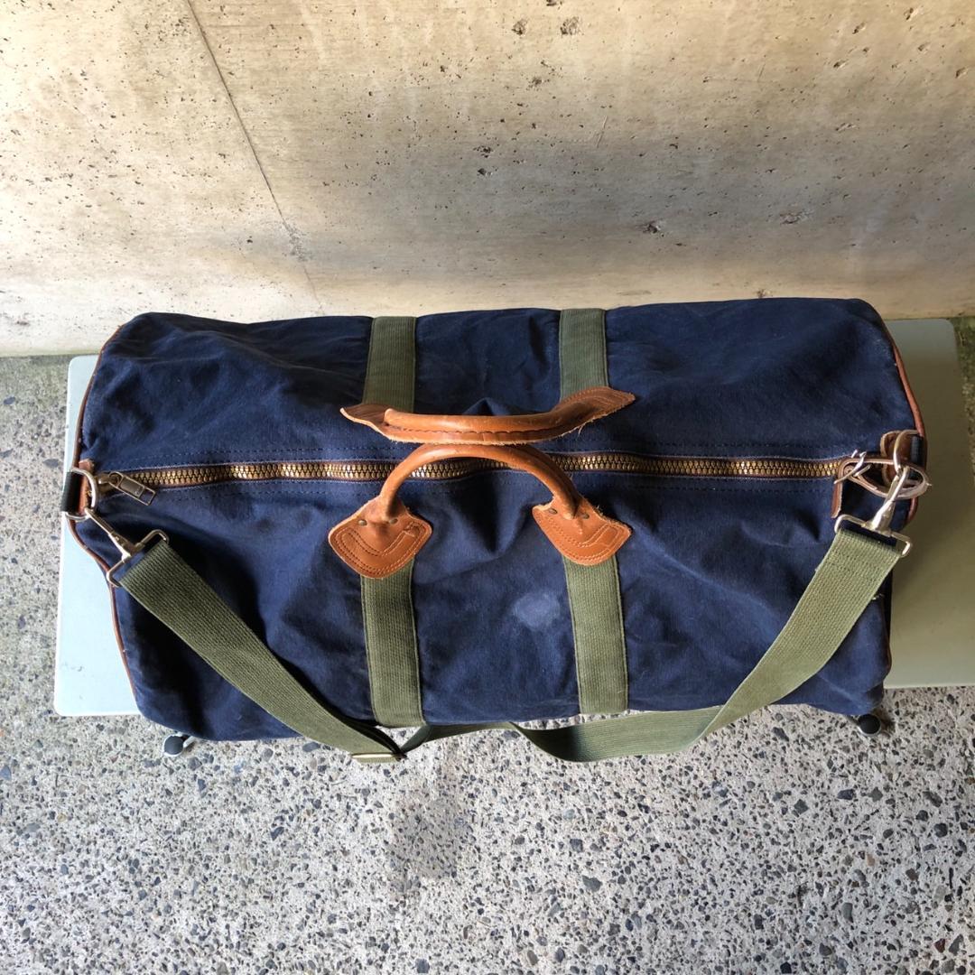 KU658 エルエルビーン 80s ボストンバッグ ダッフルバッグ ネイビー