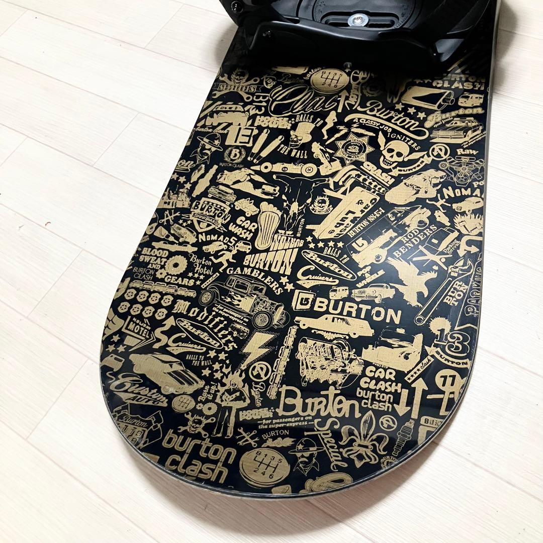 新品バインディング/BURTON CLASHバートンスノーボード151/バック付