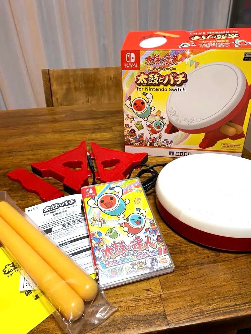 太鼓の達人　太鼓とバチ　美品　専用コントローラー　Nintendo Switch Amazon.co.jp: 【任天堂ライセンス商品】太鼓の達人専用コントローラー