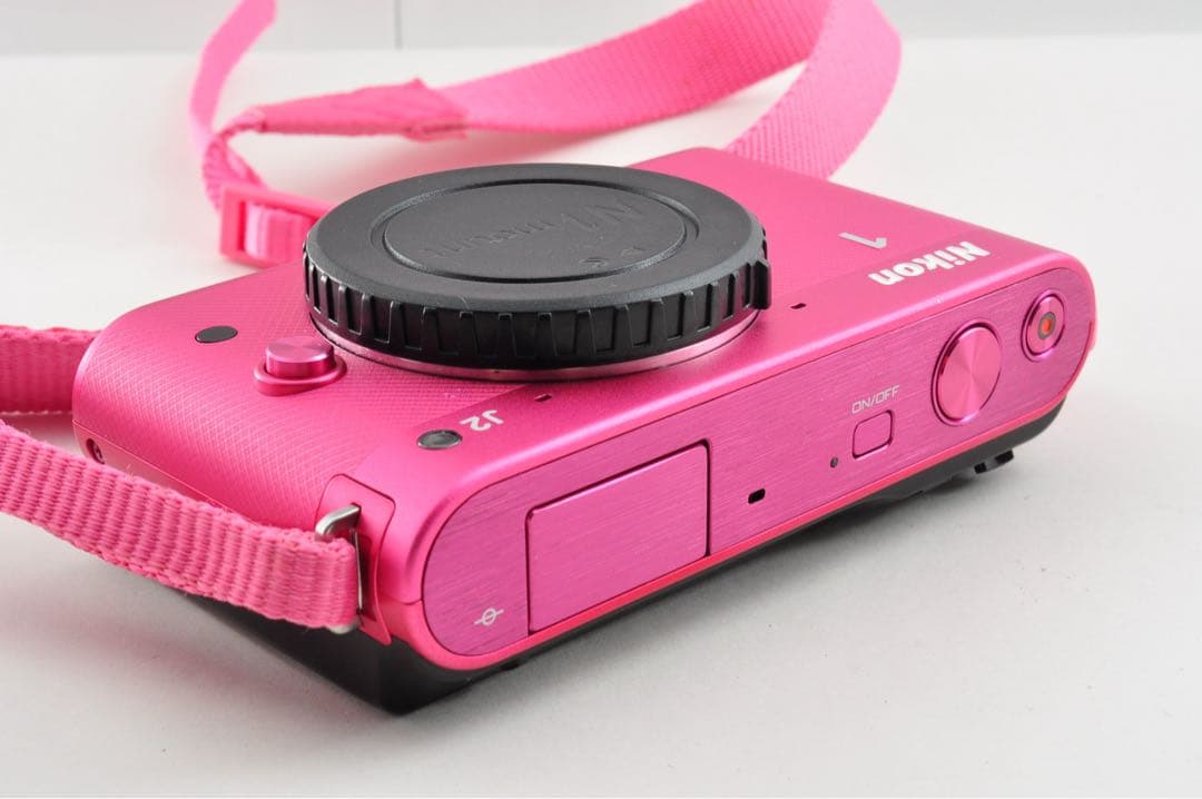 【ショット数4066回 / 美品】 Nikon 1 J2 ピンク ミラーレス