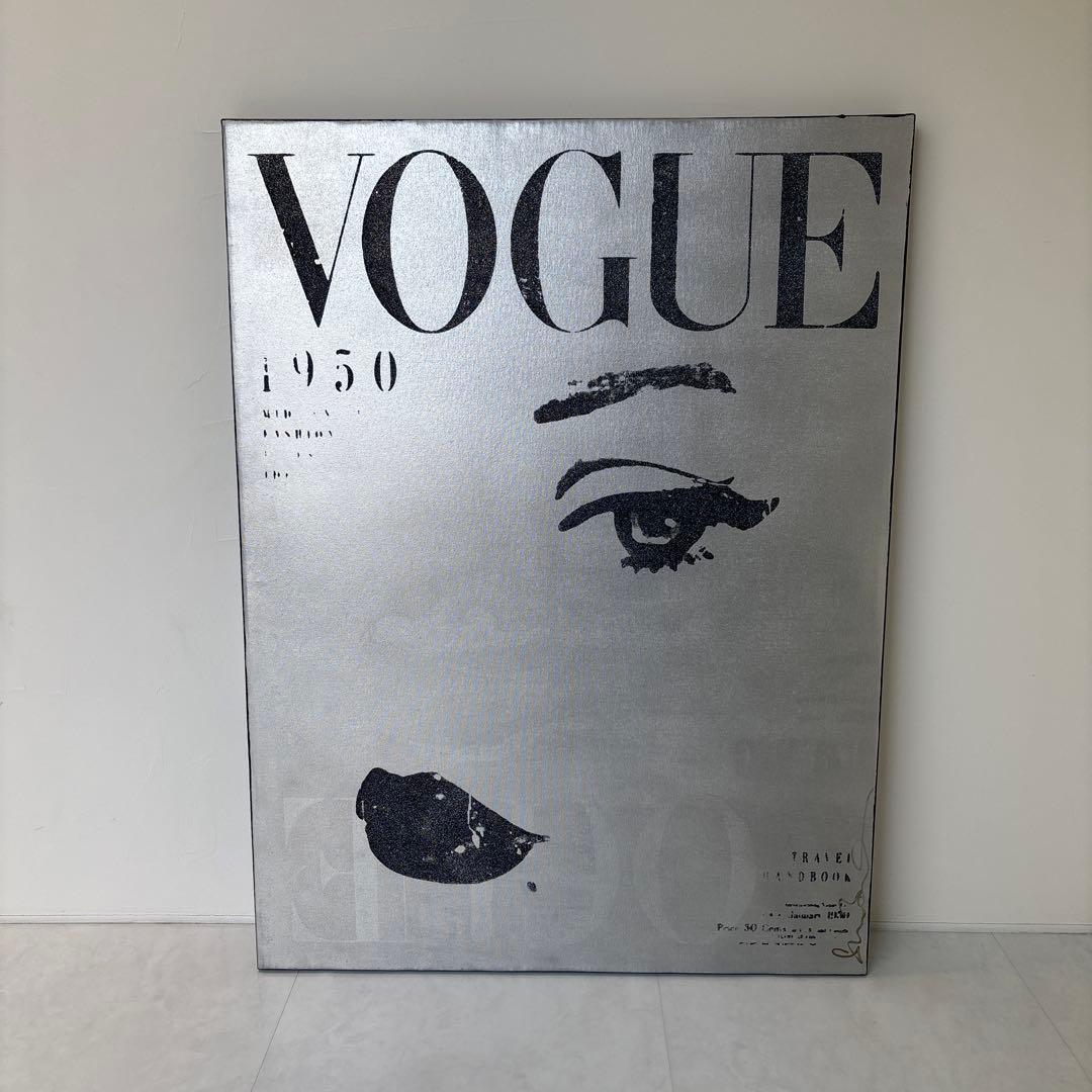 希少・特大】シェーンボーデン「VOGUE 」シルクスクリーン 76×102