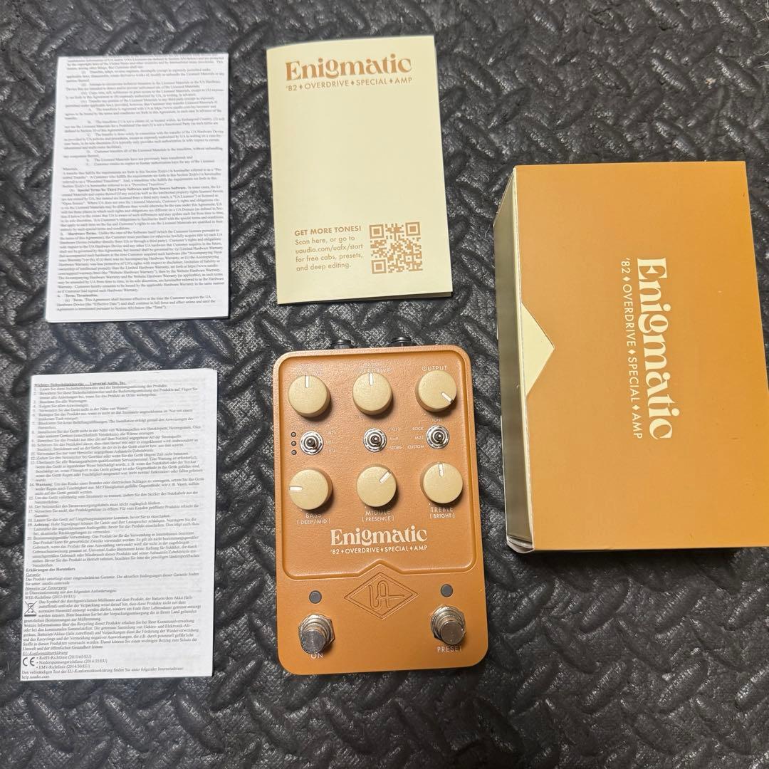 ギター UAFX Enigmatic 82 Overdrive Special Amp Enigmatic '82 Overdrive Special Amp – Universal Audio