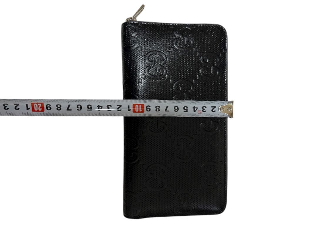 グッチ 財布 サイフ ウォレット エンボス ロング