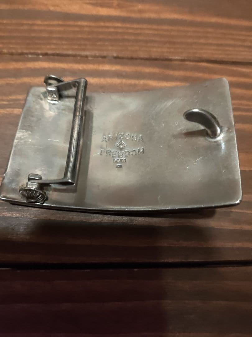 ARIZONA FREEDOM SV925 K18 太陽神 バックル 唐草 叩き